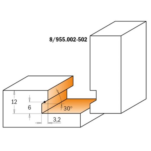 855.002.11 Frez HM D=31,7  I=12,7