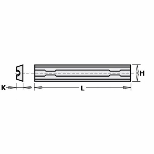 820559 Płytka HM  82,0x5,5x1,1mm