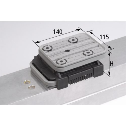 Blok podciśnieniowy VCBLS-K2 140x115x50