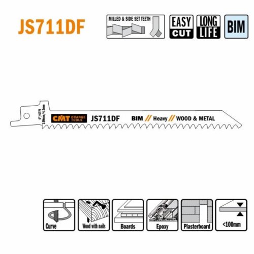 JS711DF-5 Piła szablasta L = 150