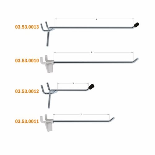 03.53.0011 Haki krótkie plastikowe 150mm