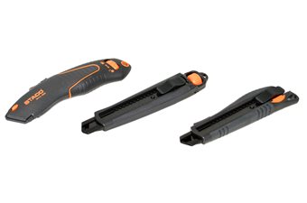 Noże z ostrzem łamanym i trapezowym Heavy Duty