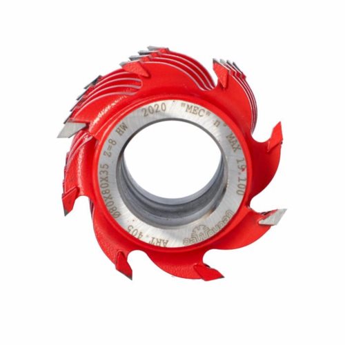 GJ2.Głowica D=80 F=35 I=60 Z=8