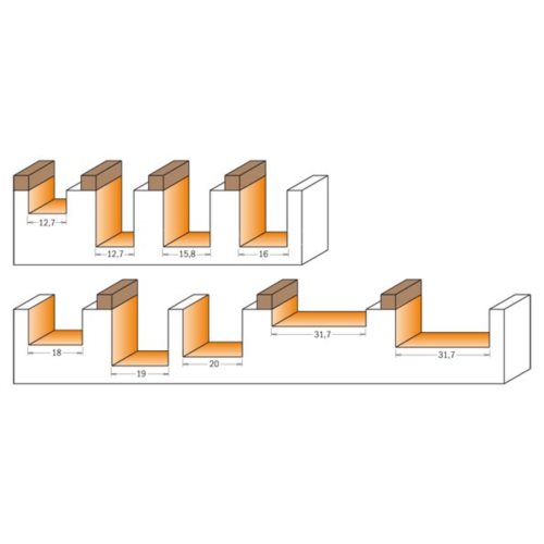 801.818.11 Frez HM  D=31,7  I=5,7 L=63