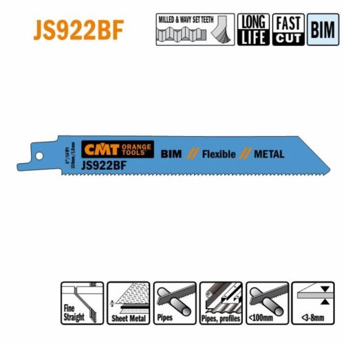 JS922BF-20 Piła szablasta L = 150