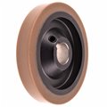 Rolka 122-20-25-8  guma 70 ShA brown