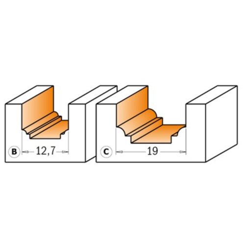 965.101.11 Frez HM D=12,7  R=1,2  I=12,7