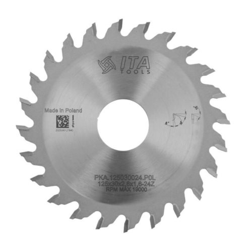 PKA.Piła D=125 F= 30 Z= 24 K/P=2,6/1,6  