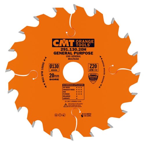 291.130.20H Piła HM D=130 F=20 Z=20