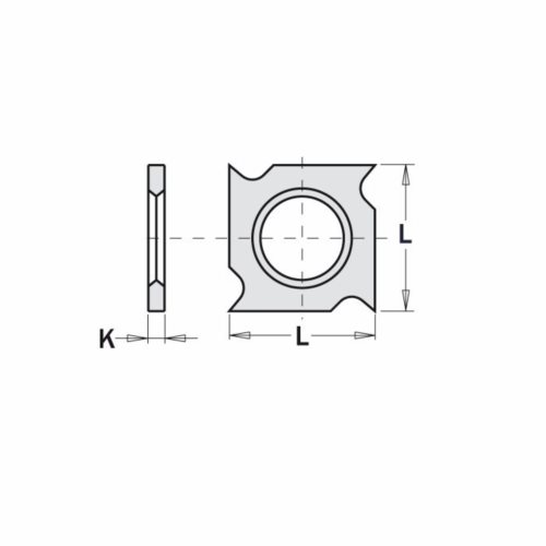 114254  Płytka HM  14,0x14,0x2,5mm