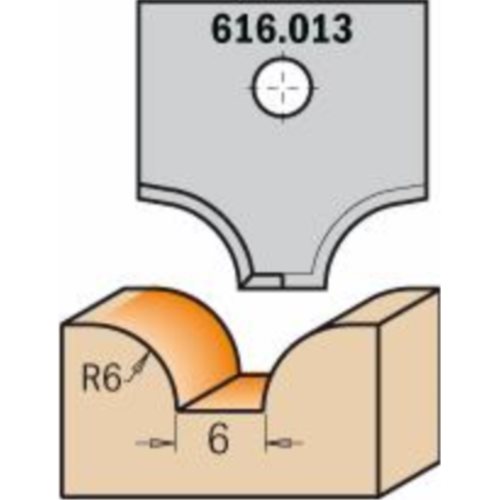 616.013 Nóż profilowy 20x20x2