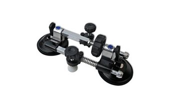 Przyssawki aluminiowe podwójne z mechanizmem śrubowym 