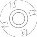 GSB.Głowica D=120 F= 40 I= 80 Z4 ALU