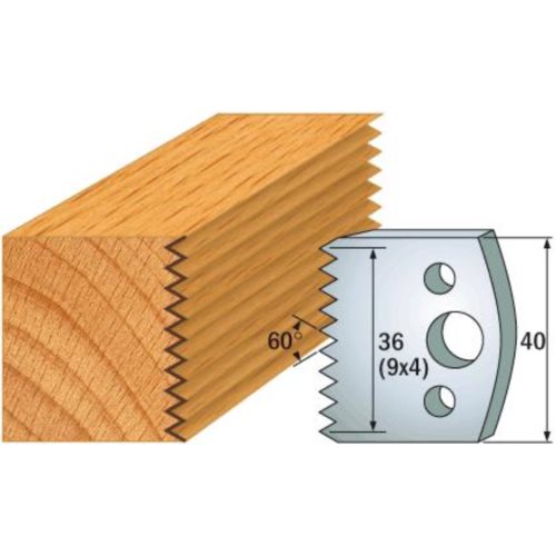 690.117 Para noży HSS 40x4 mm