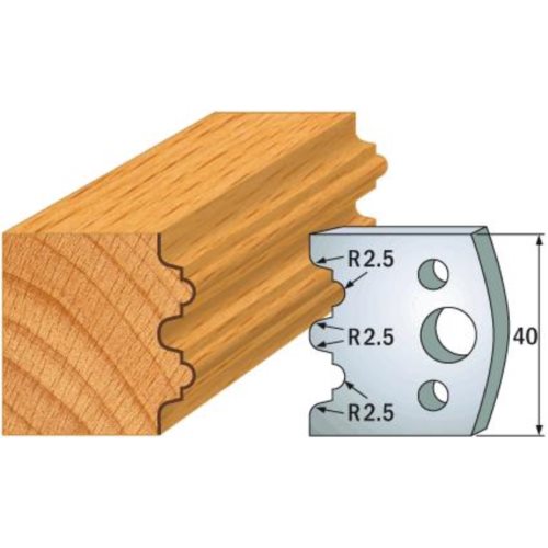 690.108 Para noży HSS 40x4 mm