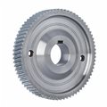 Rolka stalowa D=140 F=35 I=25 klin 10 mm