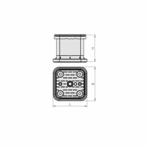 Blok podciśnieniowy VCBL-T 120x120x100