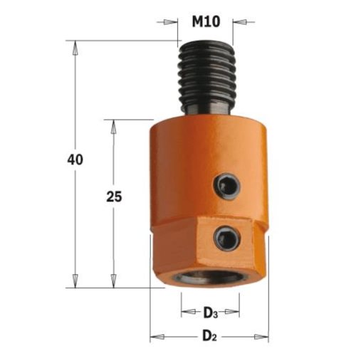 302.000.02 Uchwyt M10 D=19,5 d=10 LH