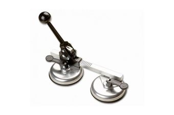 Przyssawki aluminiowe podwójne z mechanizmem zapadkowym