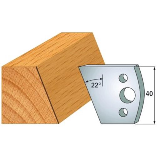 690.001 Para noży HSS 40x4 mm