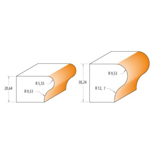 955.804.11 Frez HM R1=5,5  R2=9,5 D=31,7