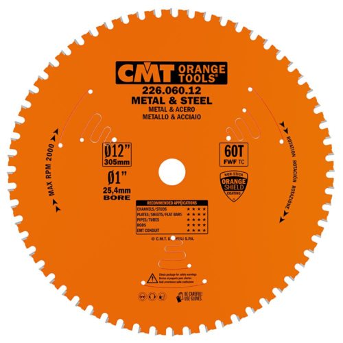 226.060.12 Piła HM D=305 F=25,4 Z=60