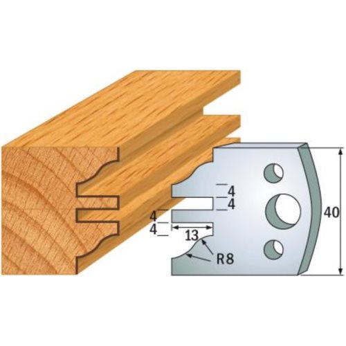 690.097 Para noży HSS 40x4 mm
