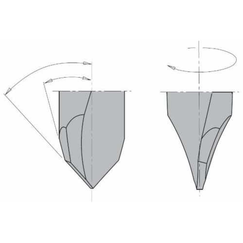 314.100.42 Wiertło P HW D=10  I=35 L=70