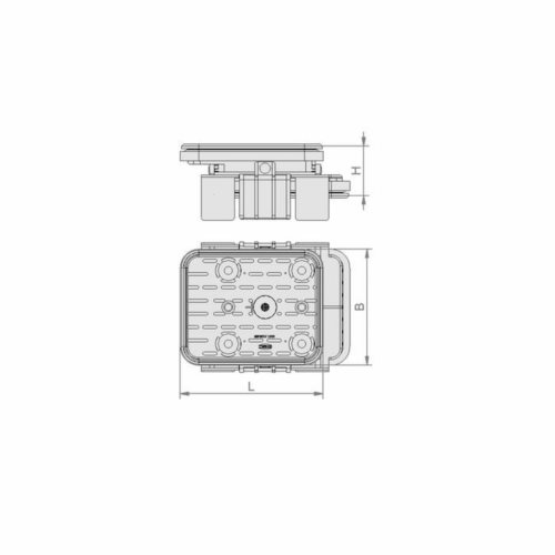 Blok podciśnieniowy VCBLS-K1 140x115x50