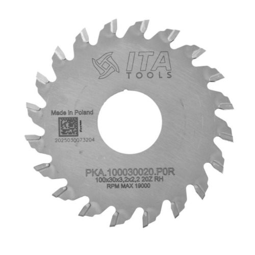 PKA.Piła D=100 F= 30 Z= 20 K/P=3,2/2,2  