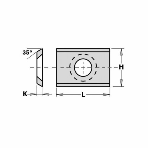 4201432 Płytka HM 20,0x14,3x2,5mm  S