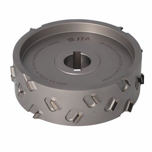 DGM.Głowica D=150 l=45 d=30+2CH Z=4+4   