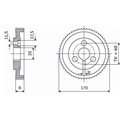 Rolka 170-15-35-3V Z chrom Prof A, Skos