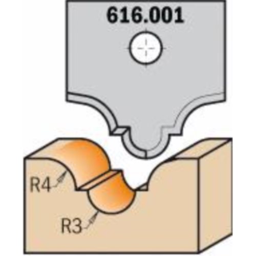 616.001 Nóż profilowy 20x20x2