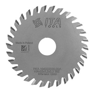 PKA.Piła D=104 F= 22 Z= 30 K=3,2 ZĄB: NS