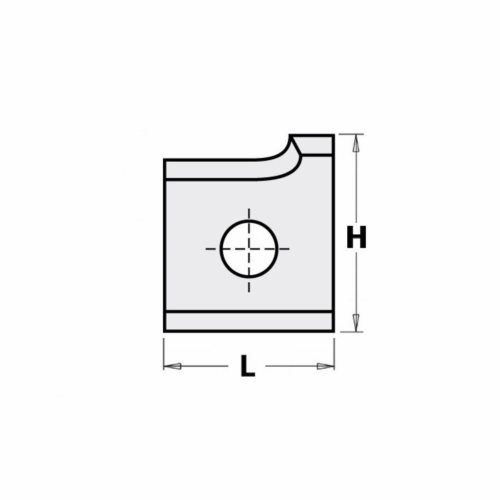 219203  Płytka HM 19,6x15,2x2,0mm