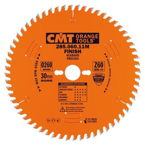 285.060.11M Piła HM D=260x2,8 F=30 Z=60