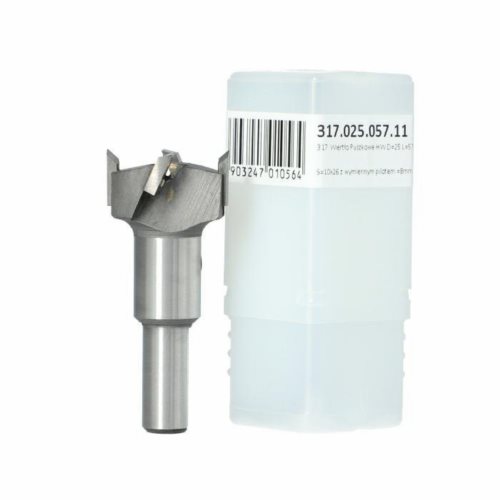 317. Wiertło Puszkowe HW D=25 L=57,5 RH 