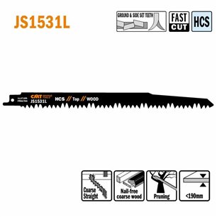 JS1531L-5 Piła szablasta L = 240