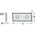 283127 Płytka HM- 28,3x12x1,5 mm