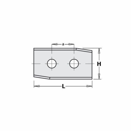 50126  Płytka HM 50,0x12,0x1,5mm