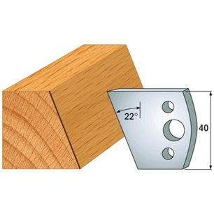 690.001 Para noży HSS 40x4 mm