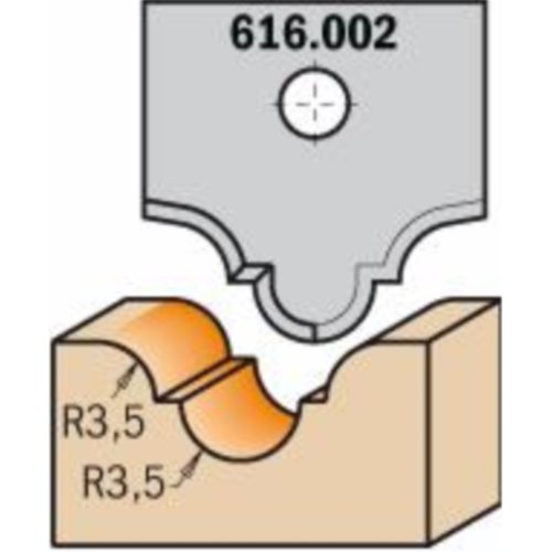 616.002 Nóż profilowy 20x20x2