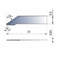 Nóż płaski  ITA42S-B / Bullmer TB42 /   