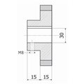 Rolka 140-15-30-8  PU 65-70 ShA