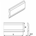 KS6.400.02 Nóż Sinus 400,0x16,0x2,5