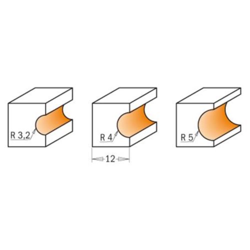 862.032.11 Frez HM D=19,05 R=3,2 I=6,4