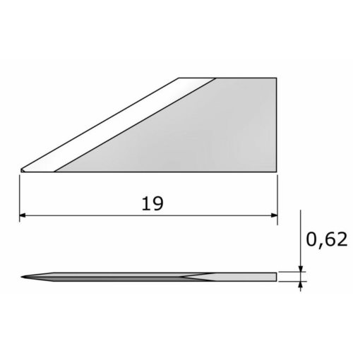 Nóż płaski ITA212 / Esko BLD-SF212 /    