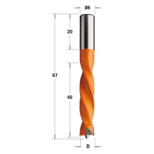 307.050.12 Wiertło HW NP D=5