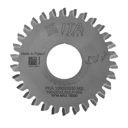 PKA.Piła D=100 F= 32 Z= 30 K/P=2,6/2,0